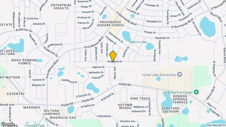 1189 Anderson St Map and Location Details