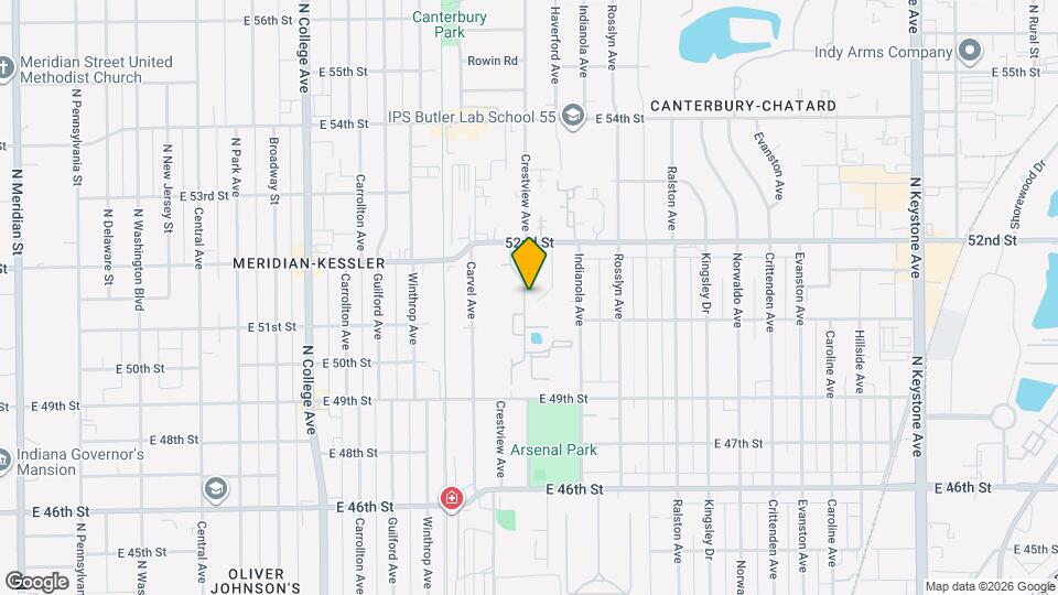 5120 Haverford Ave Map and Location Details