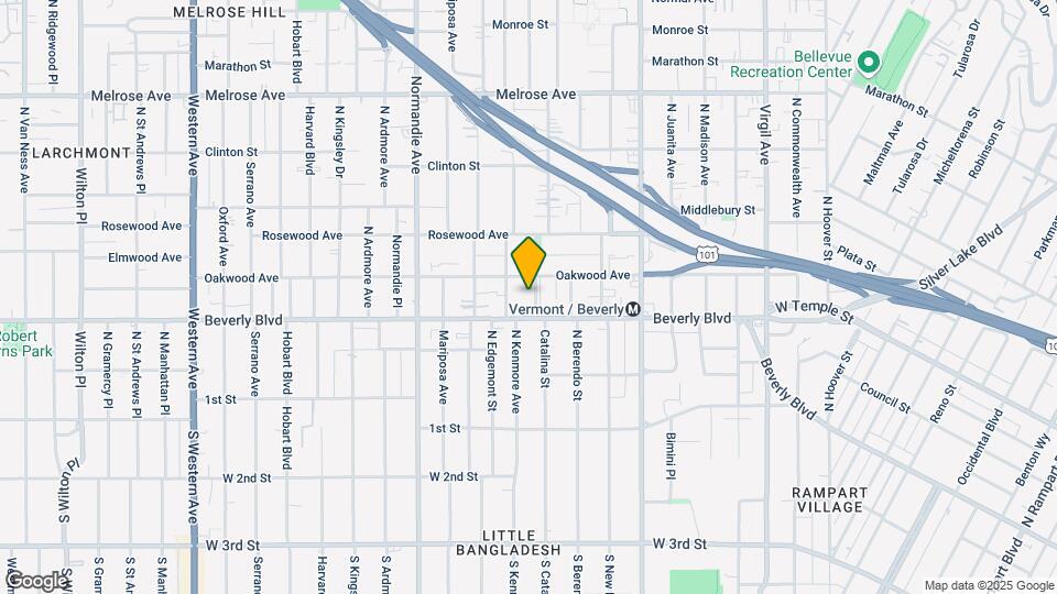 321 N Heliotrope Dr Mapa y Detalles de la Ubicación
