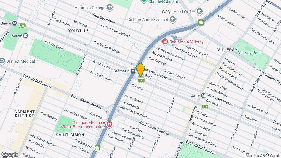 8643 R. Saint-Denis Map and Location Details