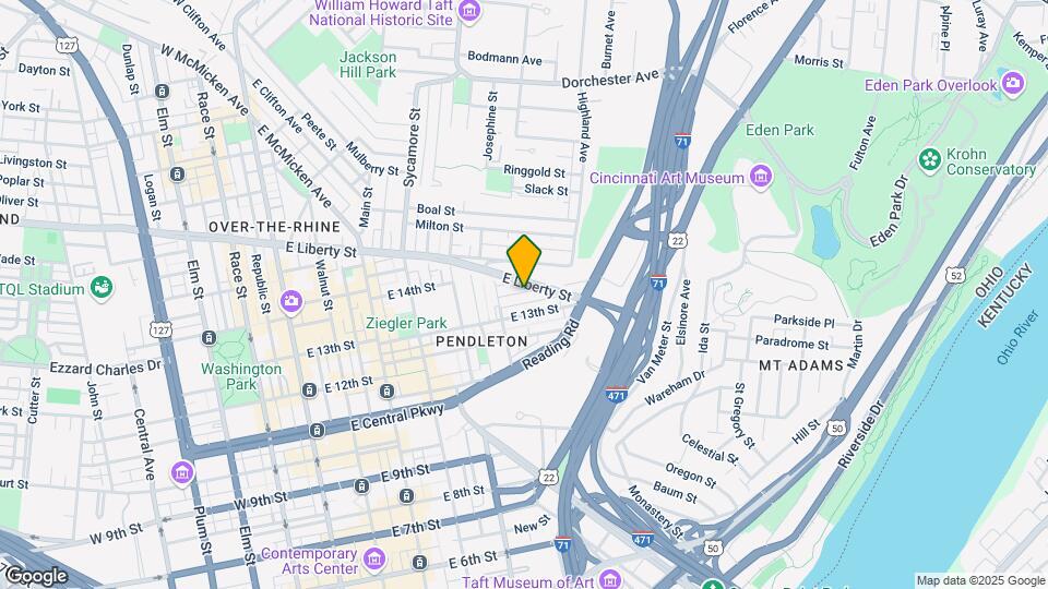 523 Dandridge St Map and Location Details