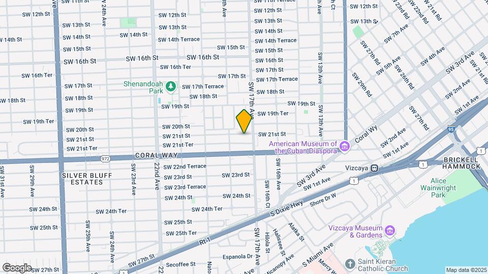 1736 SW 21st St Map and Location Details