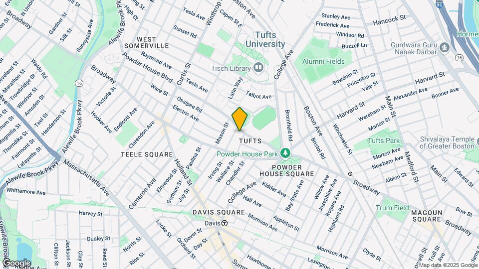 60 Powder House Blvd, Unit #3 Map and Location Details