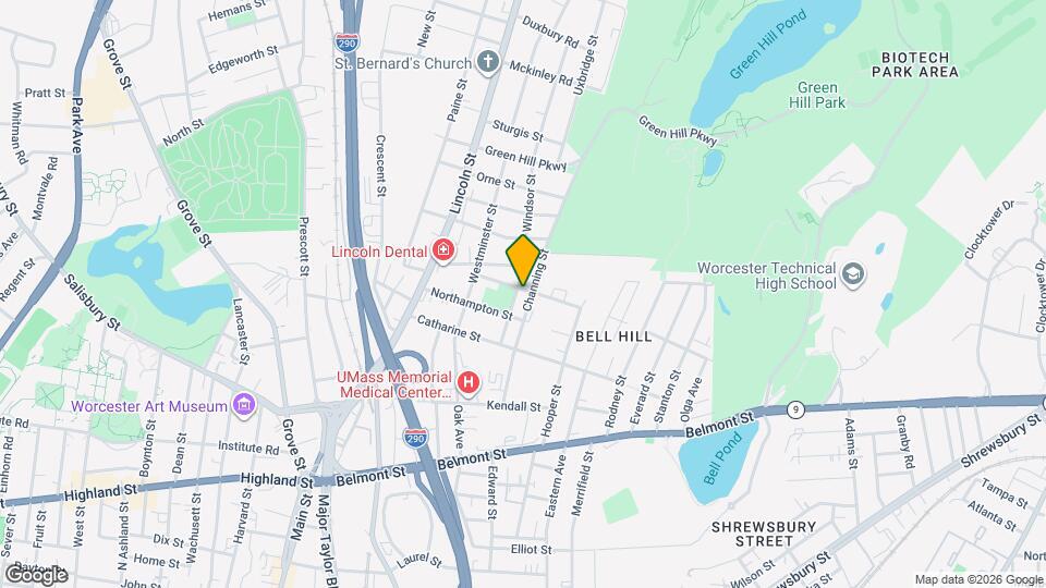 31 Channing St, Unit F Map and Location Details