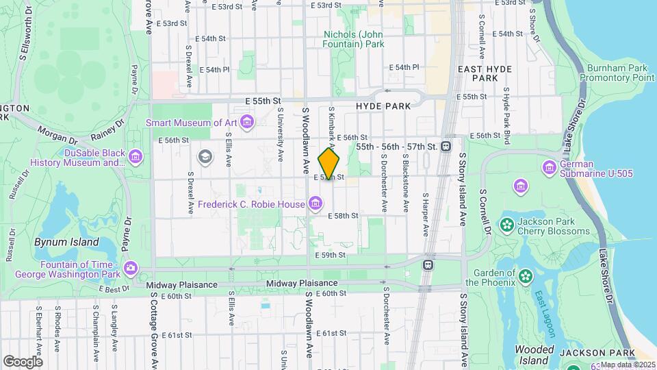 5710 S Kimbark Ave-Unit -1 Map and Location Details