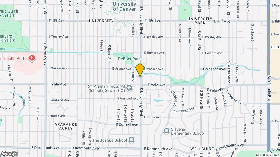 2657 S University Blvd Map and Location Details