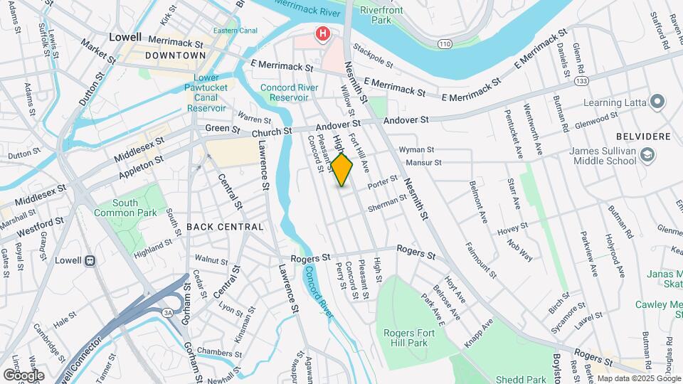 110 Pleasant St Map and Location Details