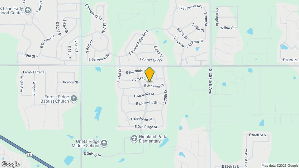 7418 E Jackson Pl Map and Location Details