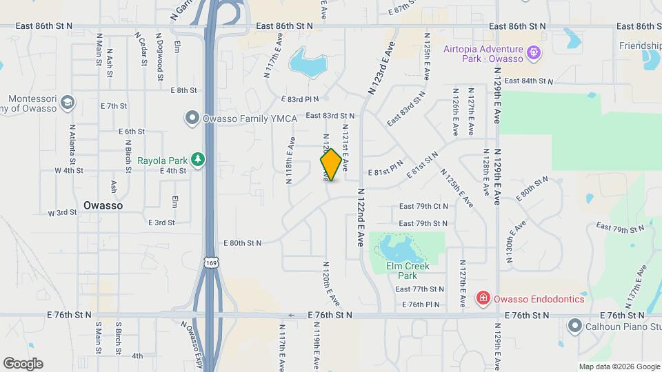 8101 N 120th E Ave Map and Location Details