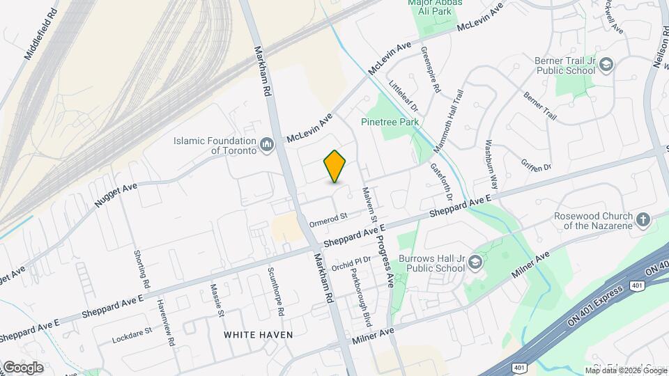 50 Verne Cres Map and Location Details