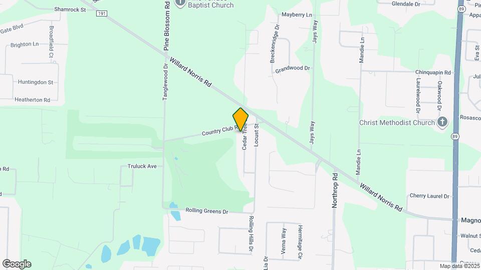 5899 Cedar Tree Dr Map and Location Details