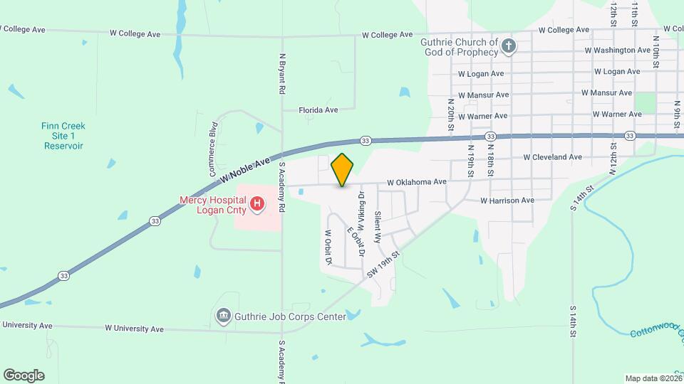 2525 W Oklahoma Ave Map and Location Details