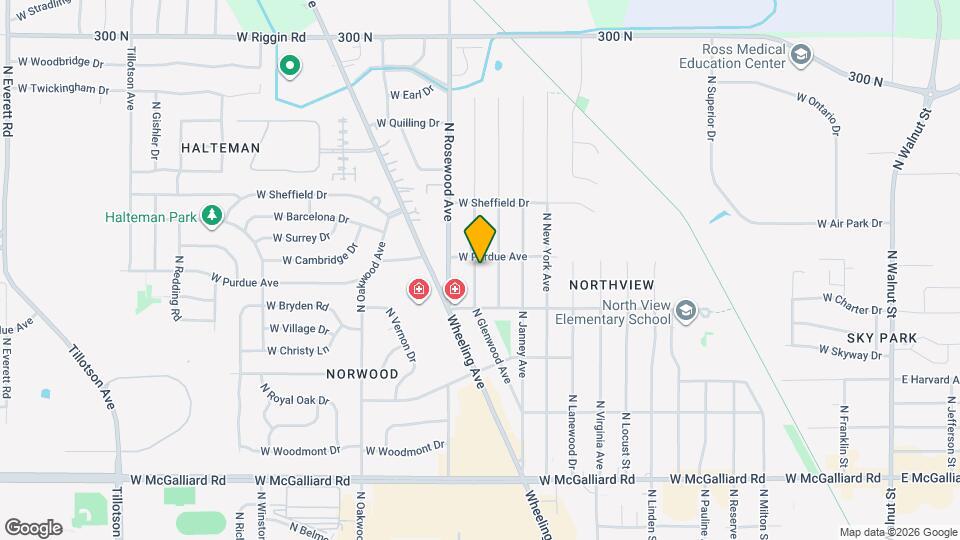 4010 N Glenwood Ave Map and Location Details