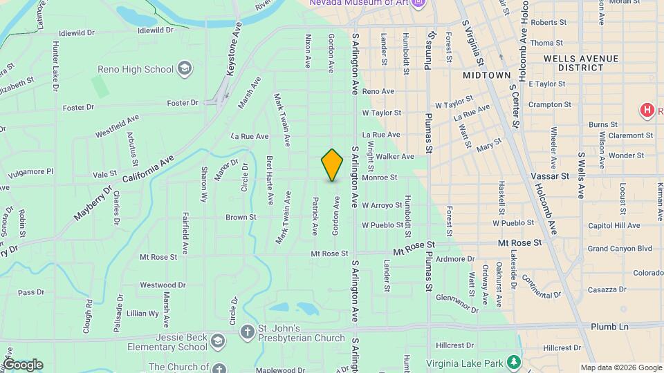 1213 Gordon Ave, Unit 1213 Gordon Ave Map and Location Details