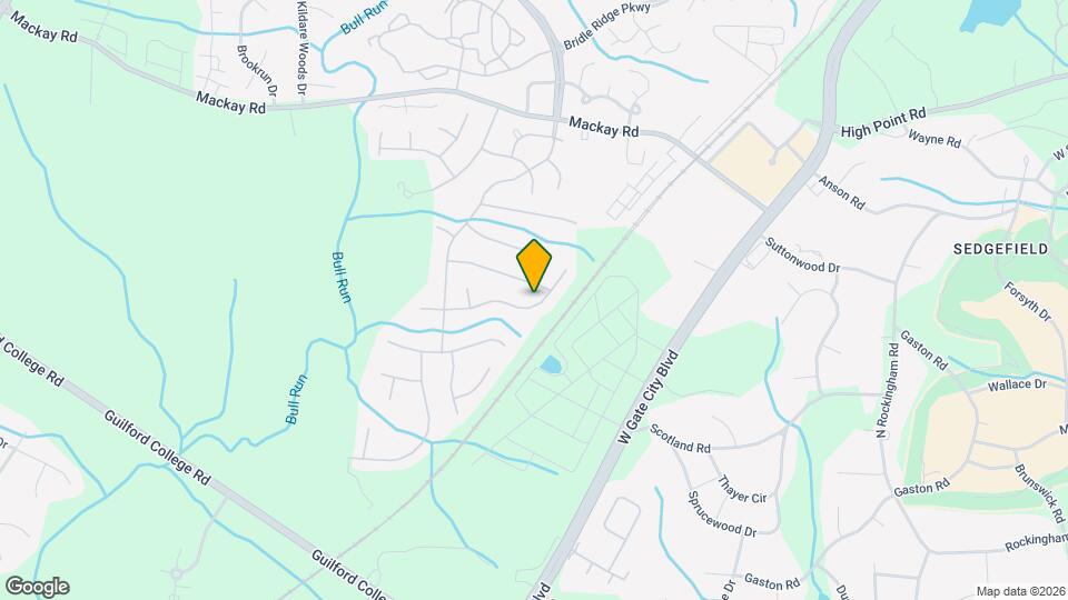 5404 Whitley Way Map and Location Details