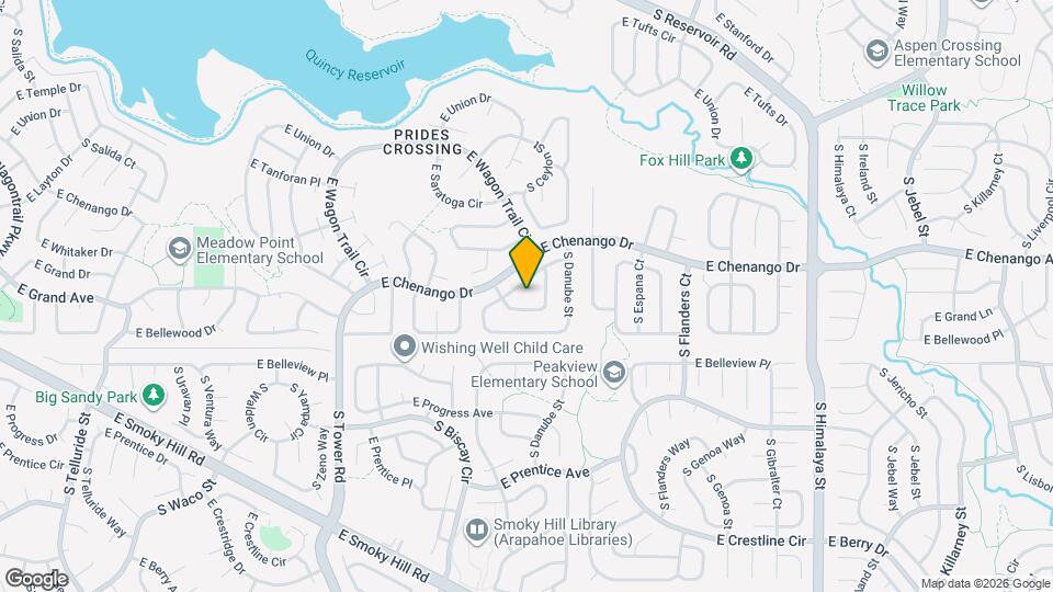 19032 E Whitaker Pl Map and Location Details