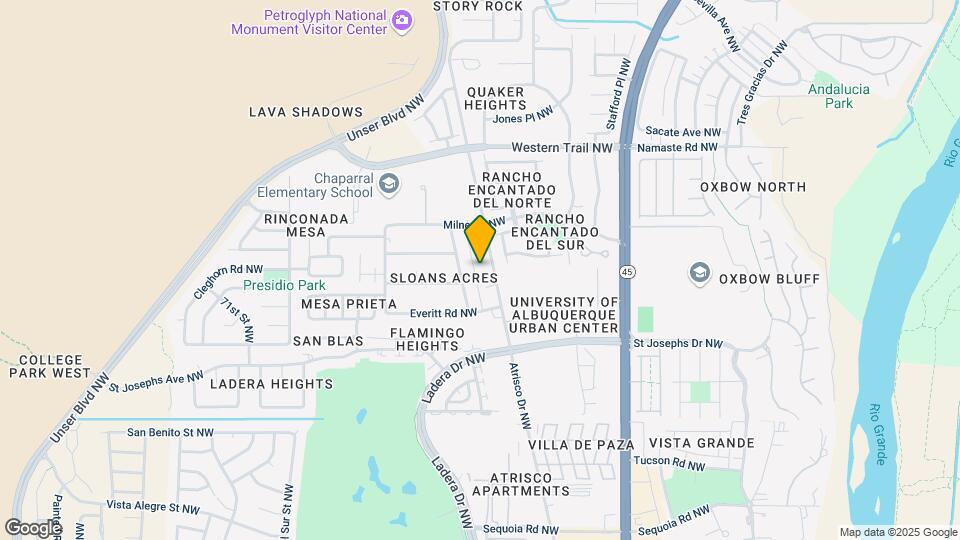 4201 Atrisco Dr NW Mapa y Detalles de la Ubicación