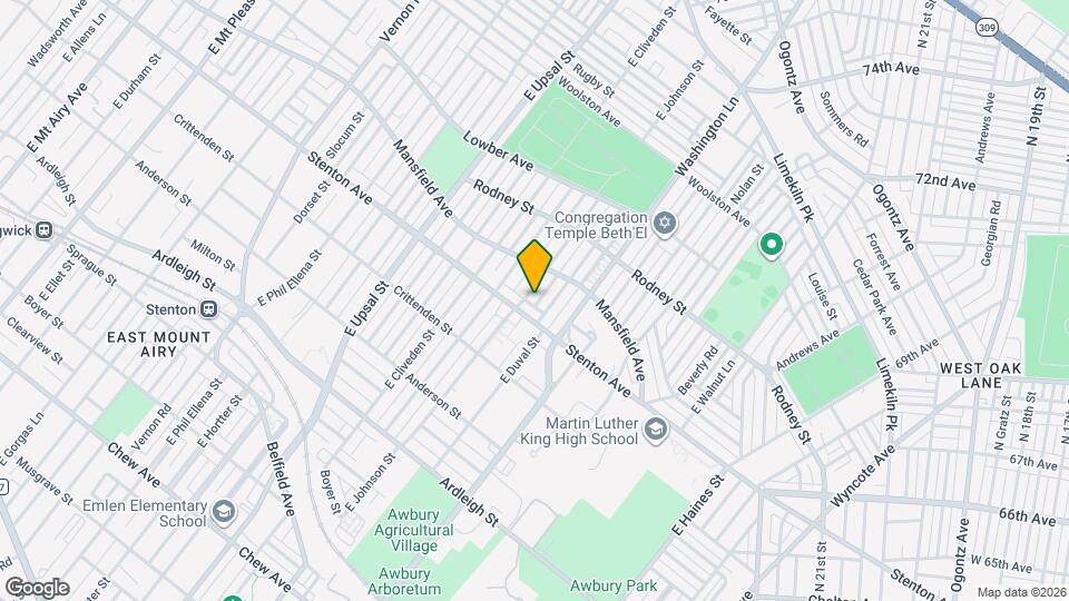 1410 E Johnson St Map and Location Details