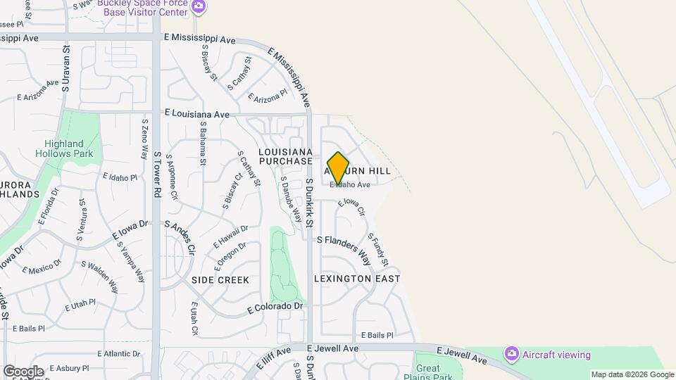 19480 E Idaho Ave Map and Location Details