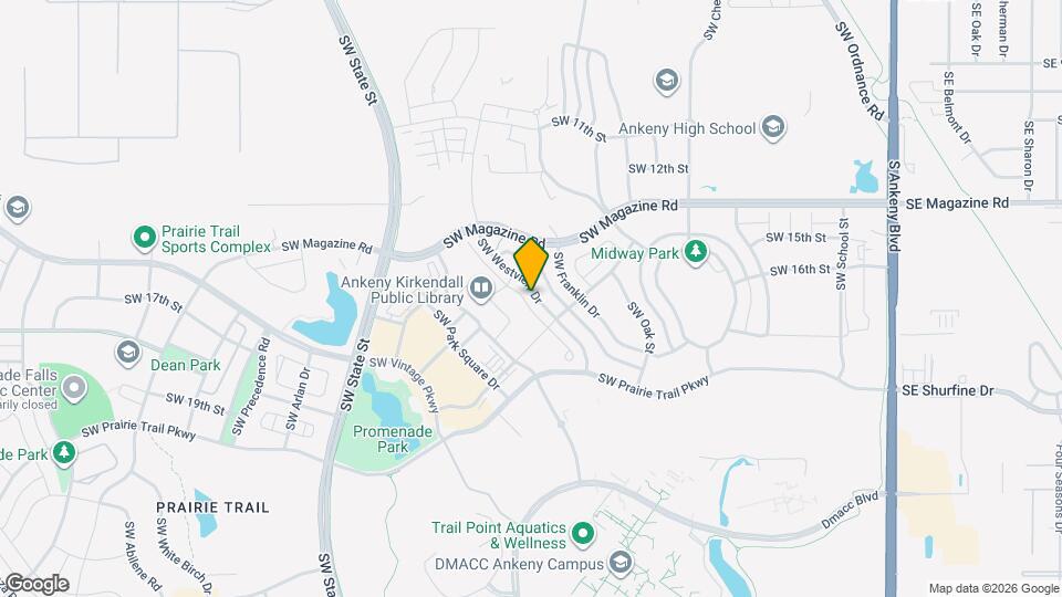 1630 SW Westview Dr Map and Location Details