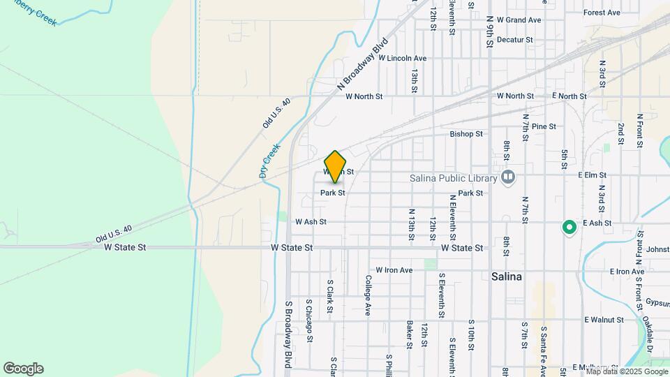 1106 Park St Map and Location Details