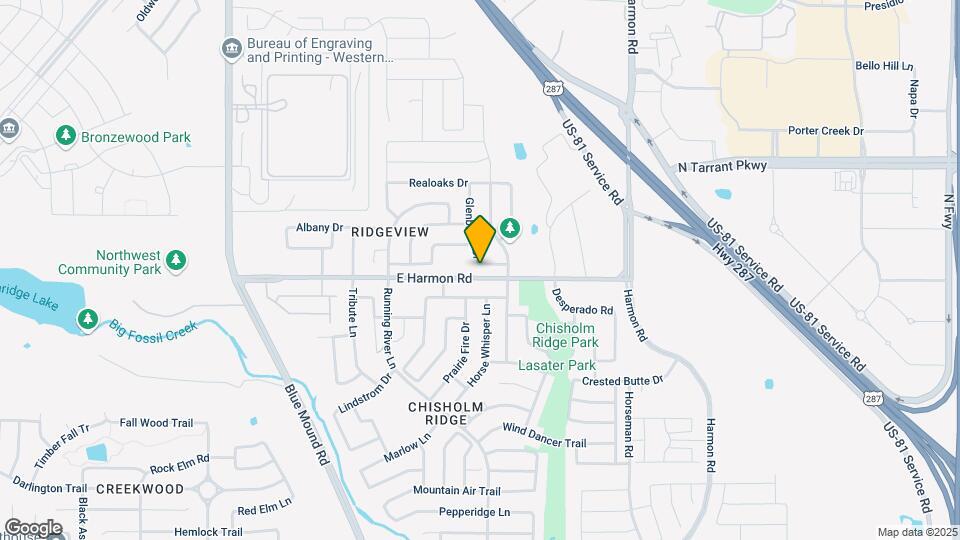 8625 Glenburne Dr Map and Location Details