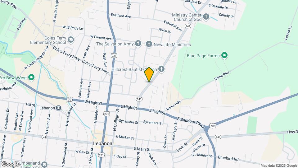 610 Hartsville Pike Mapa y Detalles de la Ubicación