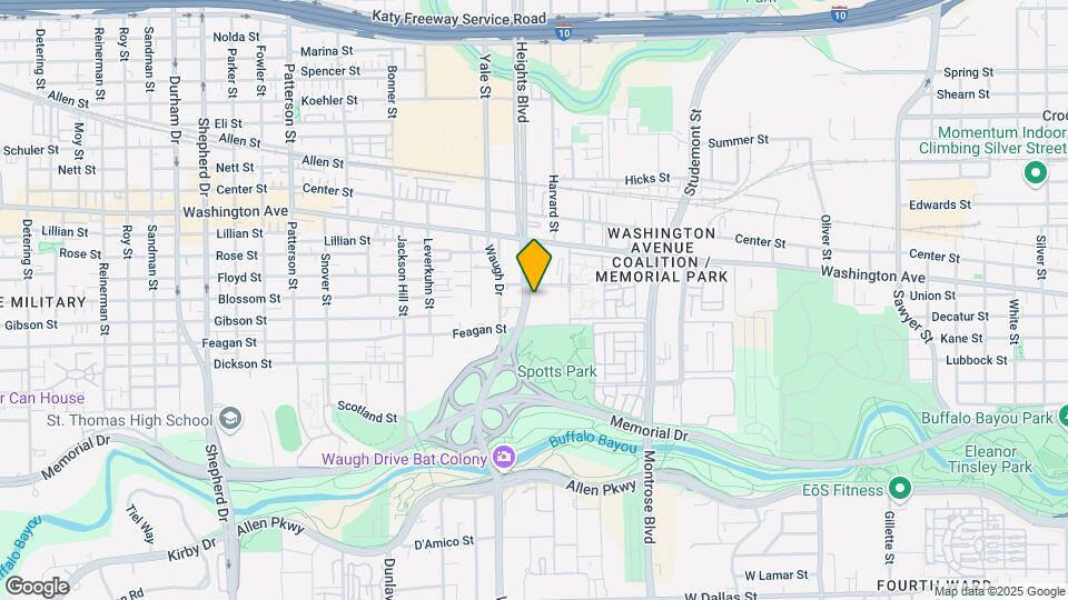 225 S Heights Blvd Map and Location Details