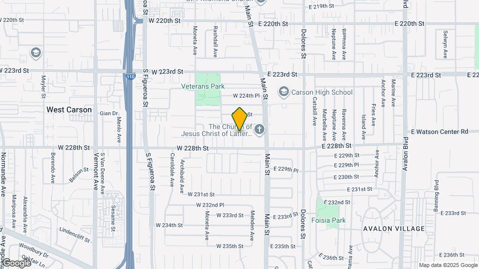 22713 Frigate Ave Map and Location Details