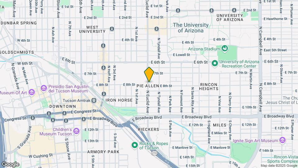 318 N Euclid Ave Map and Location Details