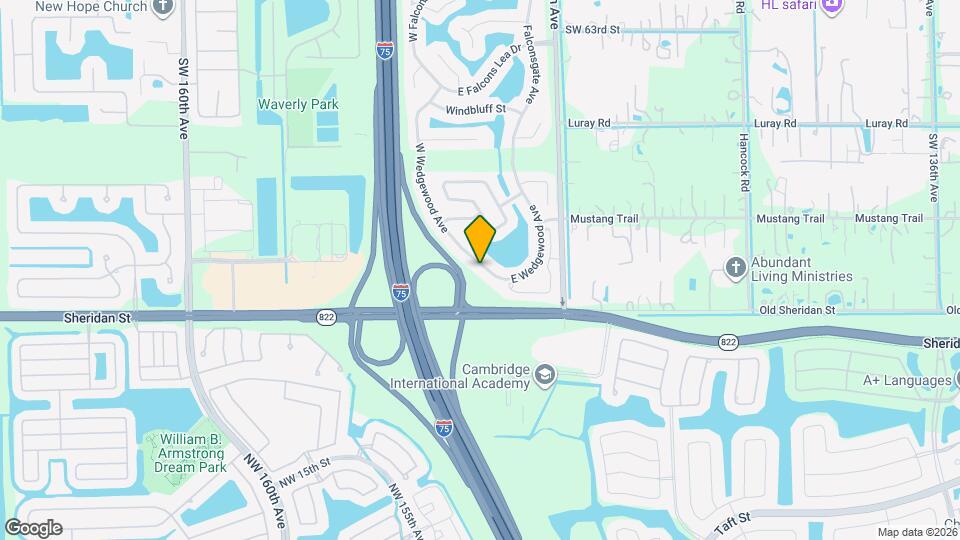 6951 W Wedgewood Ave Map and Location Details