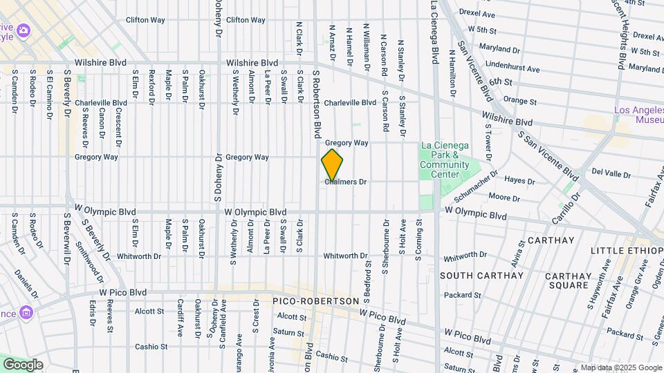 909 1/2 S Wooster St Map and Location Details