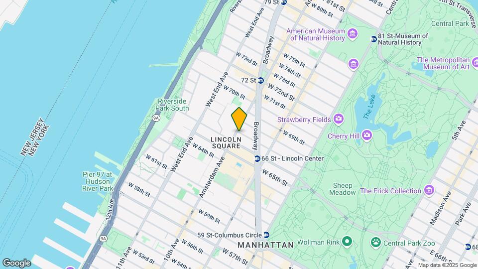 153 Amsterdam Ave Mapa y Detalles de la Ubicación