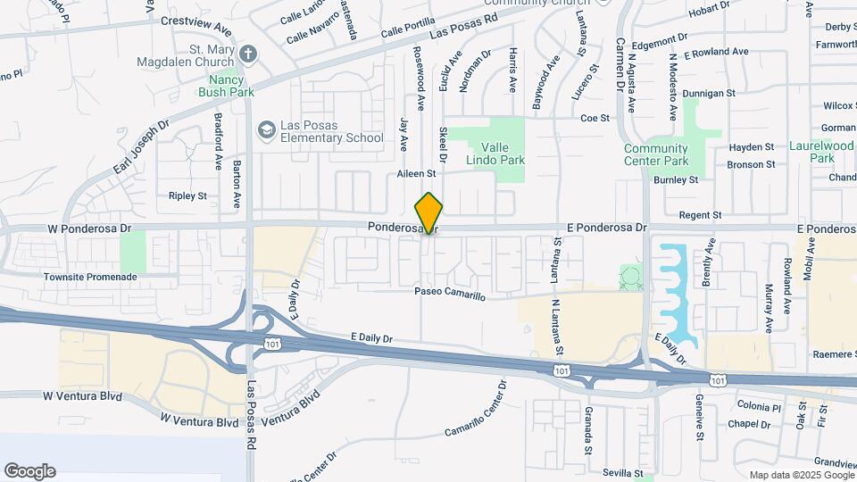 660 Rosewood Ave Mapa y Detalles de la Ubicación