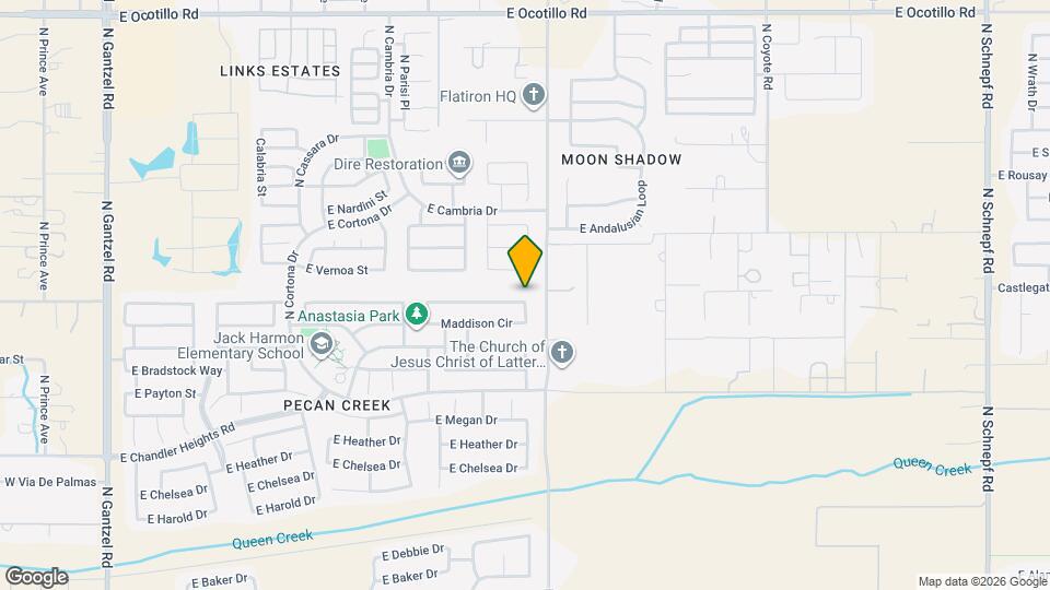 1750 E Christopher St Map and Location Details