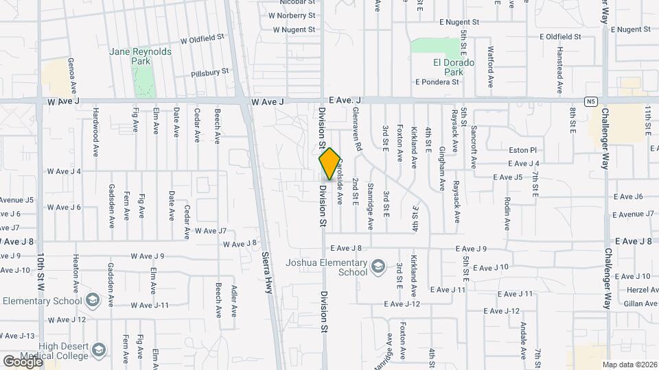 44136 Division St, Unit C Mapa y Detalles de la Ubicación