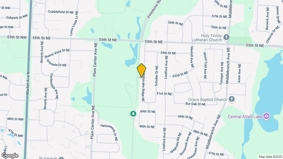 5151-5353 Johnnycake Ridge NE Map and Location Details