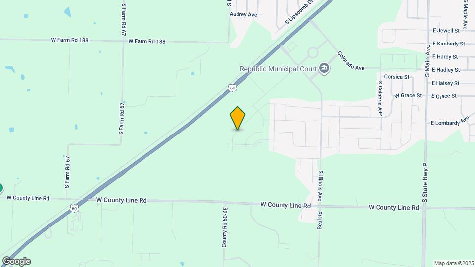 1342 Choctaw Rd Map and Location Details