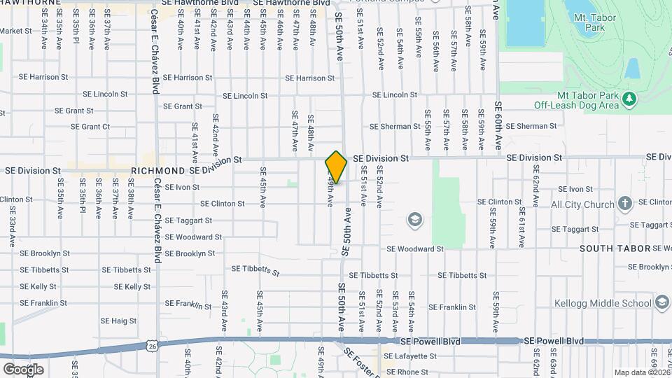 2626 SE 49th Ave Map and Location Details