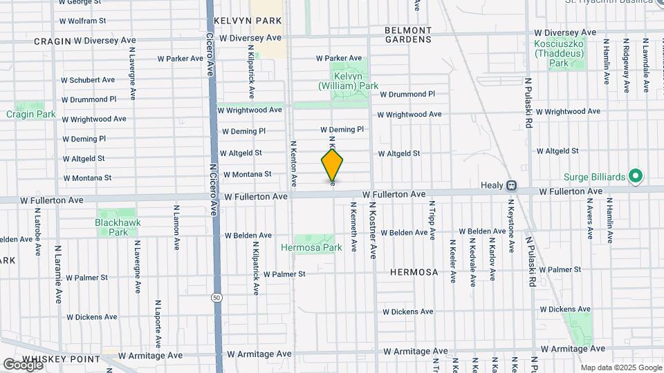 2410 N Kilbourn Ave Map and Location Details