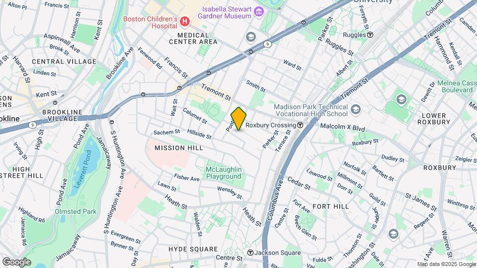 80 Alleghany St, Unit 1 Map and Location Details