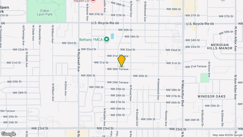 6615 NW 30th Terrace Map and Location Details