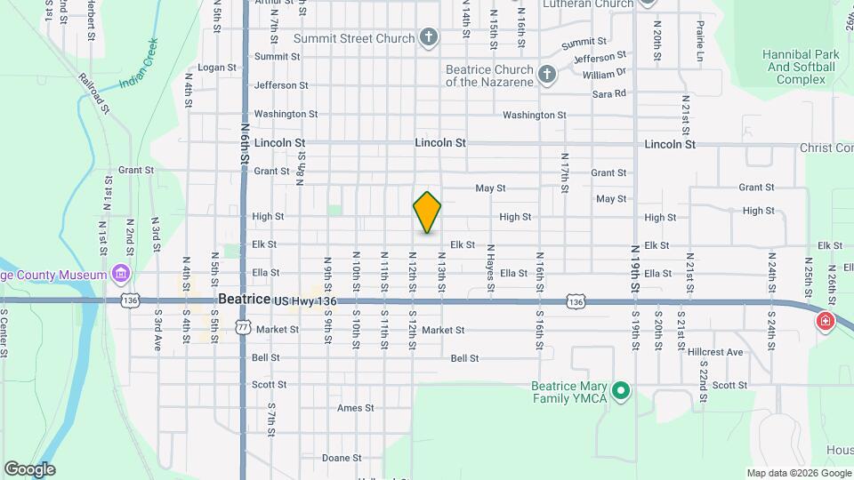 1212 Elk St Map and Location Details