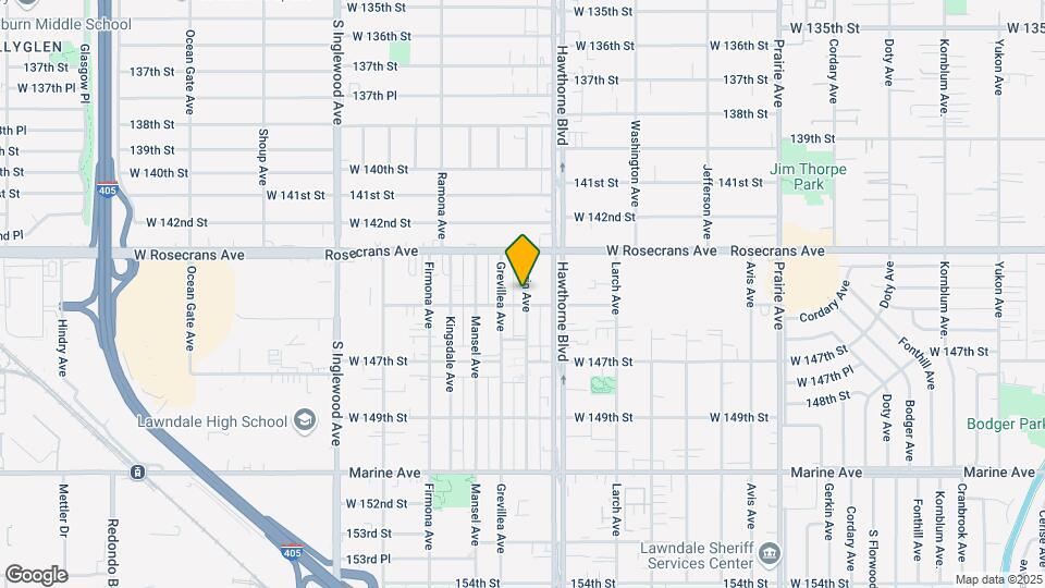 14419 Burin Ave Mapa y Detalles de la Ubicación
