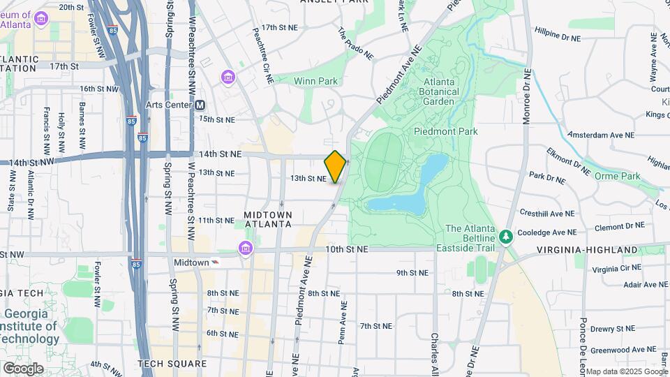 1112 Piedmont Ave NE Map and Location Details