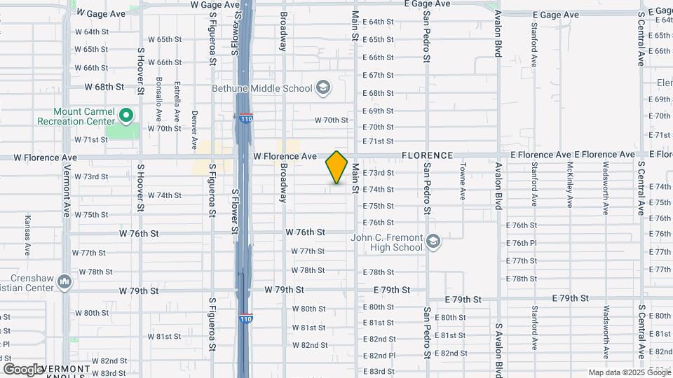 133 W 74th St Mapa y Detalles de la Ubicación