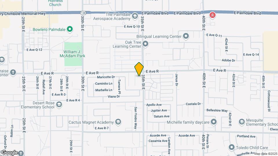 East 35th St. Apartments Map and Location Details