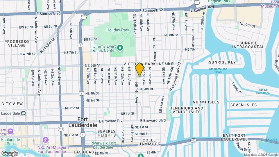 1408 NE 5th St Map and Location Details