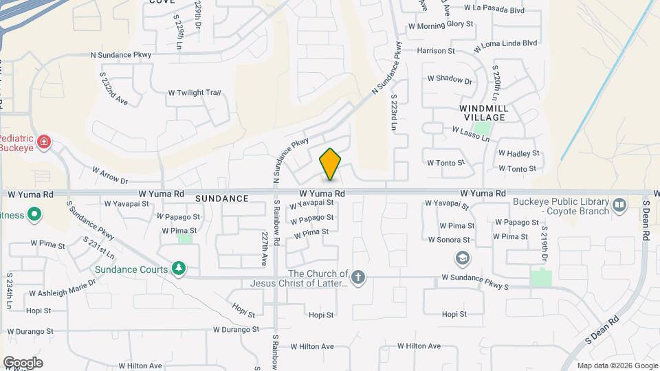 1167 S 225th Ln Map and Location Details