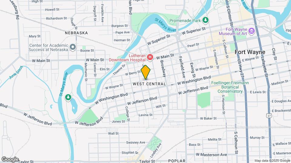 901 W Wayne St Map and Location Details